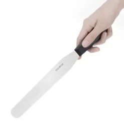 Spatule Flexible Professionnelle Noire à Lame Droite - 255 mm - Hygiplas