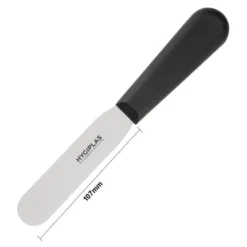 Spatule Professionnelle Flexible Noire Lame Droite 100 mm - Hygiplas