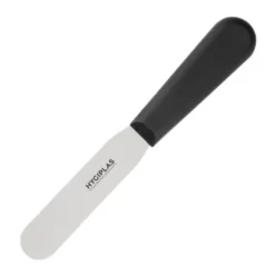 Spatule Professionnelle Flexible Noire Lame Droite 100 mm - Hygiplas