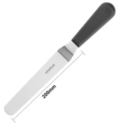 Spatule Professionnelle Noire Lame Coudée 190 mm - Hygiplas