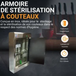 Stérilisateur à Couteaux à Panier - 10 Couteaux - L2G