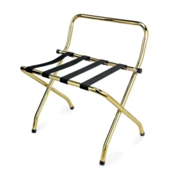 Support à bagages en Acier Chrome laiton L 600 mm l 480 mm H 810 mm - Was Germany