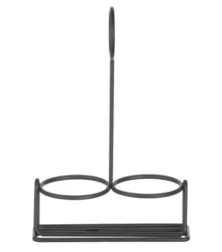 Support à condiments noir 135x65x(H)200 mm - Hendi