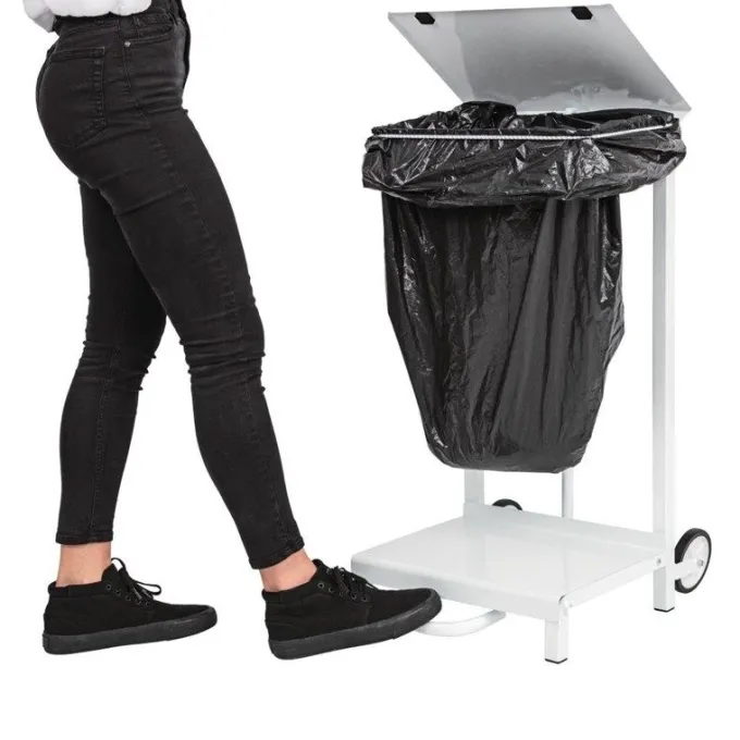 Support de sacs poubelles partiellement mobile Jantex
