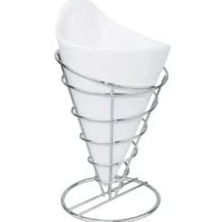 Support inox pour frites H 200 mm - Olympia