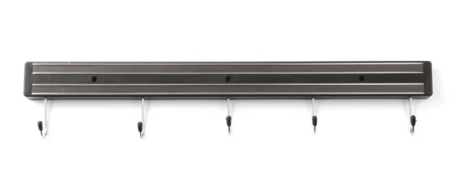 Support magnétique pour couteaux 5 crochets (L)470 mm - Hendi