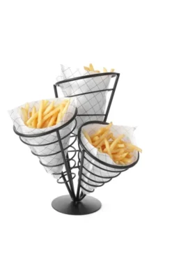 Support pour cornet de frites 270x270x(H)280mm - Hendi