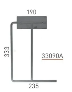 Support pour Rampes Chauffantes X2 - Sofraca
