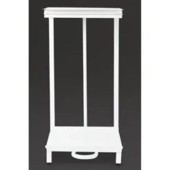Support pour Sac Poubelle en Acier Blanc - Jantex