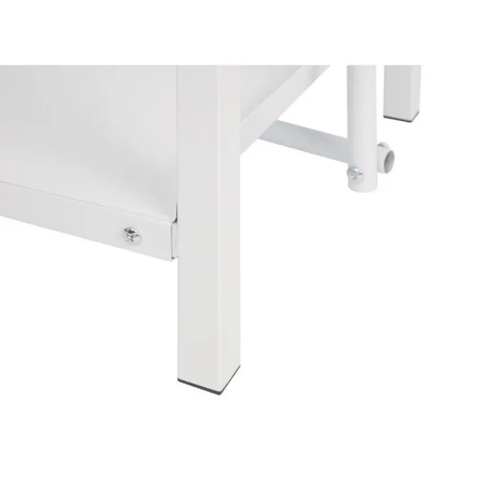 Support pour Sac Poubelle en Acier Blanc - Jantex