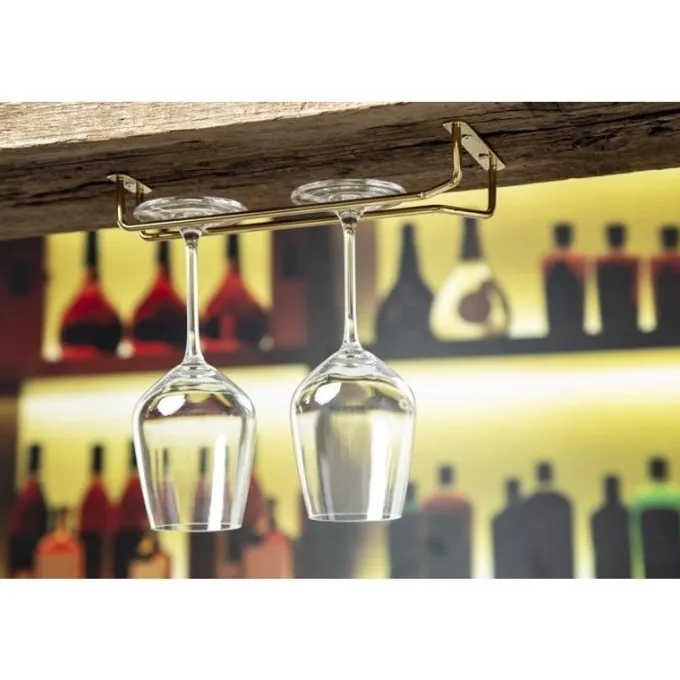 Support pour Verres à Pied en Acier 255 mm