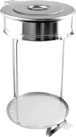 Support Roulant Inox pour Sac Poubelle 110 litres L2G