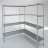 Système de Rayonnage à Etagères pour Chambre Froide Professionnelle 3000 x 1800 mm - Tefcold