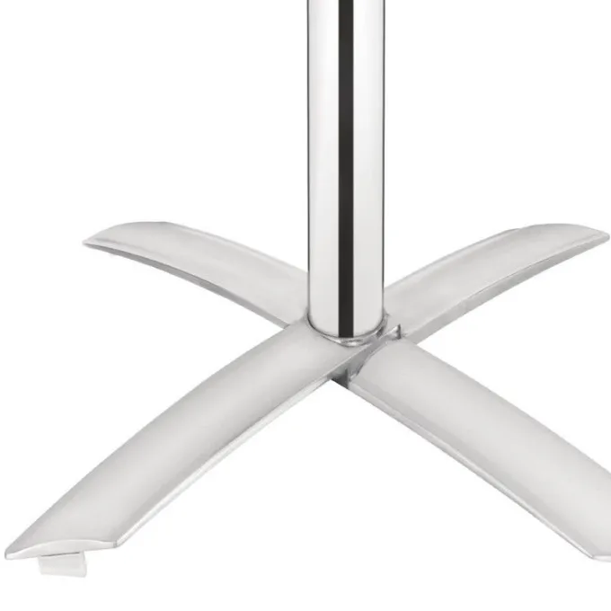 Table Bistro Carrée Plateau Basculant Frêne 60 cm - Bolero