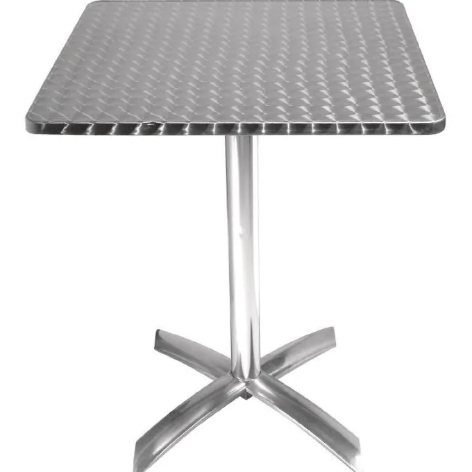 Table Carrée - Plateau Basculant Inox - 600 mm - Bolero