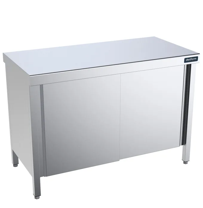 Table Centrale 800x550 avec Portes Battantes - Distform