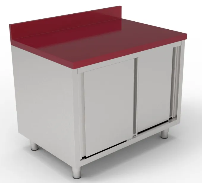 Table De Découpe avec Portes Coulissantes 1200 - Combisteel