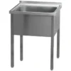 Table de lavage 70x70x90 - 1x évier 60x50x30 MSJ 7007 - Redfox