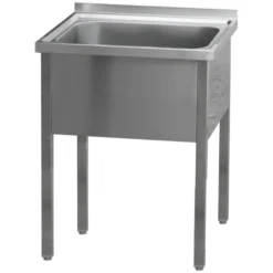 Table de lavage 140x70x90 - 1x évier 128x51x38 MSJ 7014 - Redfox