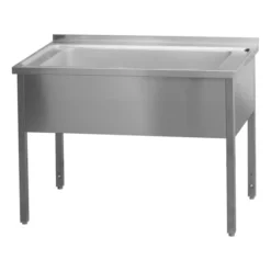 Table de lavage 120x70x90 - 1x évier 95x51x38 MSJ 7012 - Redfox