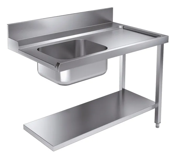 Table d'Entrée Avec Etagère à Droite Pour 7280.0045-0046 - Combisteel