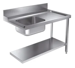 Table d'Entrée Avec Etagère à Droite Pour 7280.0045-0046 - Combisteel