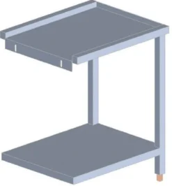 Table de Sortie Gauche/Droite Inox 70 cm pour Lave-Vaisselle - AFI Collin Lucy
