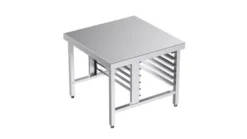 Table de Support pour Four avec 6 glissières Capacité 600 x 400 mm - Distform