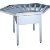 Table Inox de Service d'Angle à Rouleaux - 1050x1050x850mm - Distform