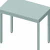 Table Inox Professionnelle Centrale - Profondeur 600 - Stalgast