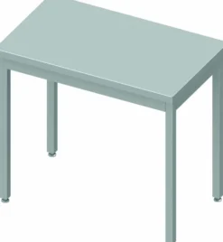 Table Inox Professionnelle Centrale - Profondeur 600 - Stalgast