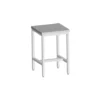 Table Inox Soudée Centrale 600X600X850 MM - L2G - STC66