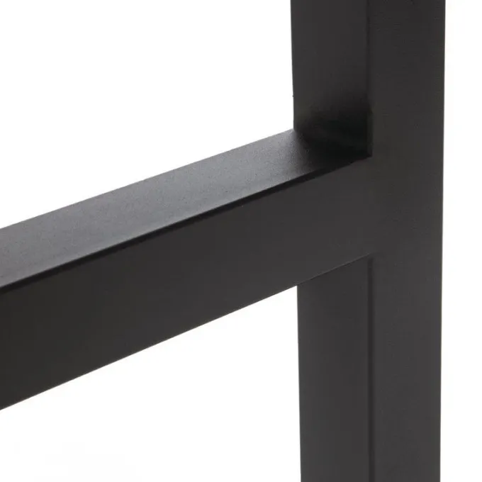 Table Mange-Debout Carré en Acier et Acacia - H1000 mm - Bolero