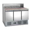 Table à Pizza dessus Granit +2/+8°C Gaz R600A - L2G - PS903