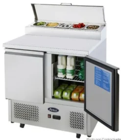 Table Pizza Réfrigérée - 5 Bacs GN 1/6 - Atosa