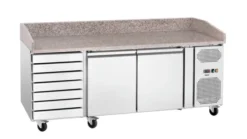 Table à pizza réfrigérée granit G-S7T2 / -2 °C à 8 °C - Bartscher