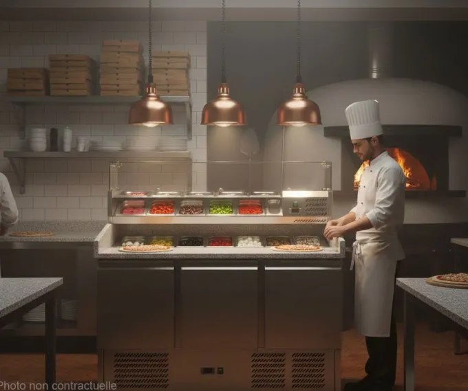 Table Pizza Réfrigérée 368 Litres - Série STAR - AFI Collin Lucy