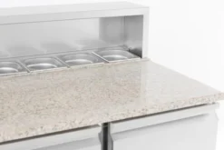 Table Pizza Réfrigérée 2 portes 5 GN 1/6 - Combisteel