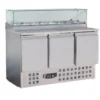 Table Pizza Réfrigérée 3 portes pour 3 bacs GN 1/1 - Combisteel