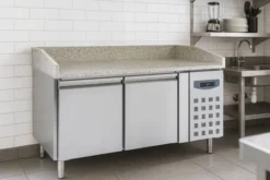 Table Pizza Réfrigérée 2 portes Profondeur 800 - Combisteel