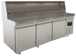Table Pizza Réfrigérée pour Préparation - 3 Portes - Combisteel