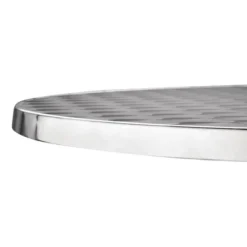 Table à Plateau Basculant - Inox - Ø600 - Bolero