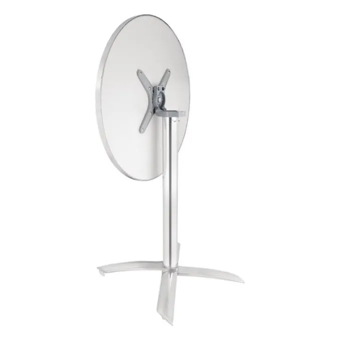 Table à Plateau Basculant - Inox - Ø600 - Bolero
