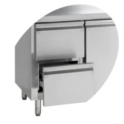 Table réfrigérée avec dosseret GN1/1 GC72 - TEFCOLD