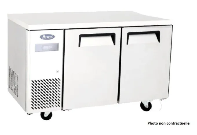 Table Réfrigérée Négative Compacte 2 Portes avec Dosseret - 270 à 370 L - Atosa