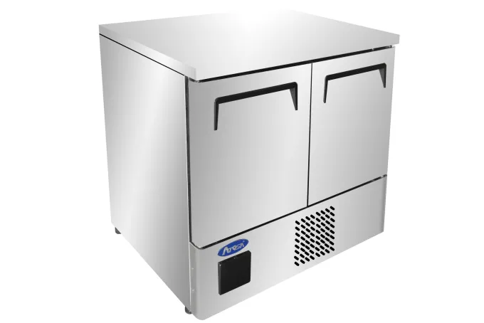 Table Réfrigérée Négative Inox 210 L - 2 Portes GN1/1 - Atosa