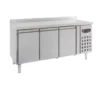 Table réfrigérée positive 700 avec dosseret - 3 portes - Combisteel