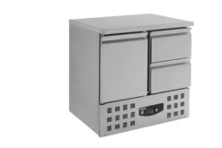 Table réfrigérée positive compacte - 1 porte 2 tiroirs - Combisteel