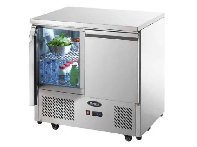 Table Réfrigérée Positive 300 Litres 2 Portes - Profondeur 700 - Atosa