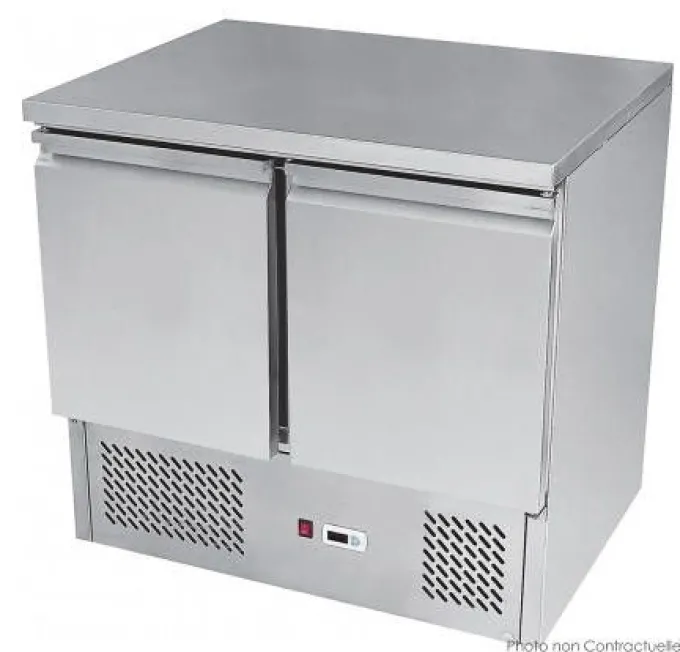 Table Réfrigérée Positive 300 Litres 2 Portes - Profondeur 700 - Atosa